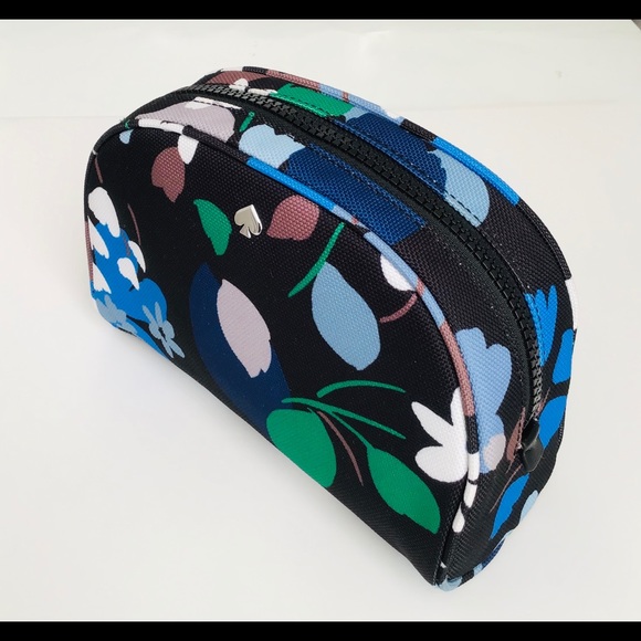 Kate Spade Jae Bold Blooms Dome Cosmetic Bag Med - Picture 7 of 10
